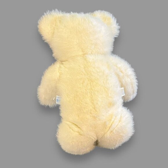 Vintage MERRYTHOUGHT 18" Teddy Bear Jointed Cream Mohair Amber Eyes Neiman's Tag - Picture 6 of 11